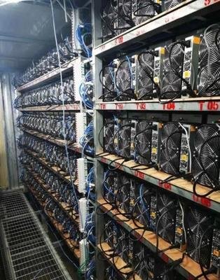 A thriving mining farm showcasing multiple machines at work