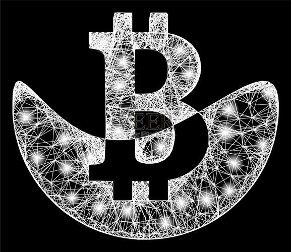 Close-up of a powerful Bitcoin mining rig in a hosting facility
